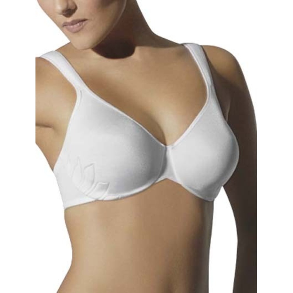 NWOT Bali 38D Live It Up Underwire Bra 3353 White #100559